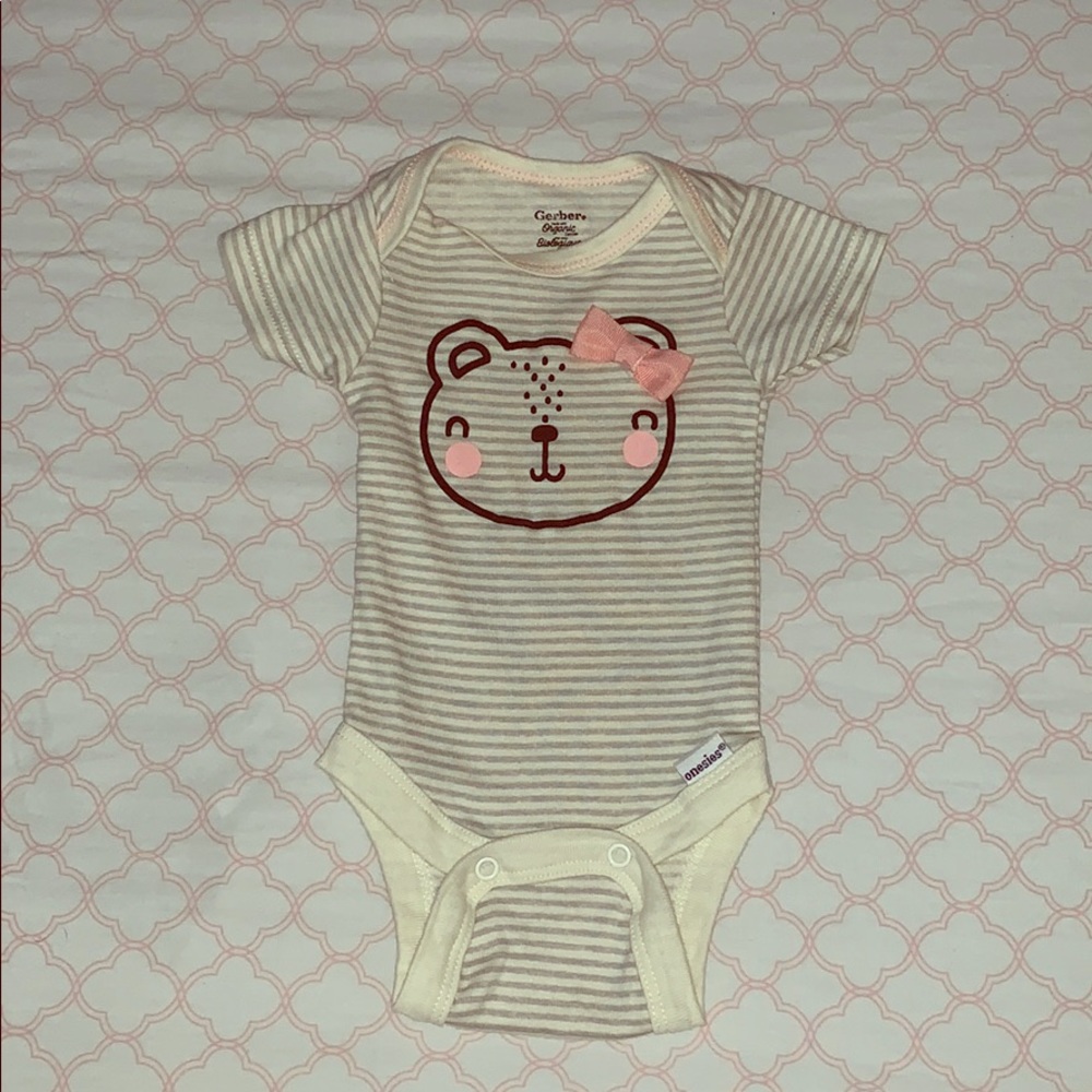 🍼 3/$10 BRAND NEW Baby Girl Onesie